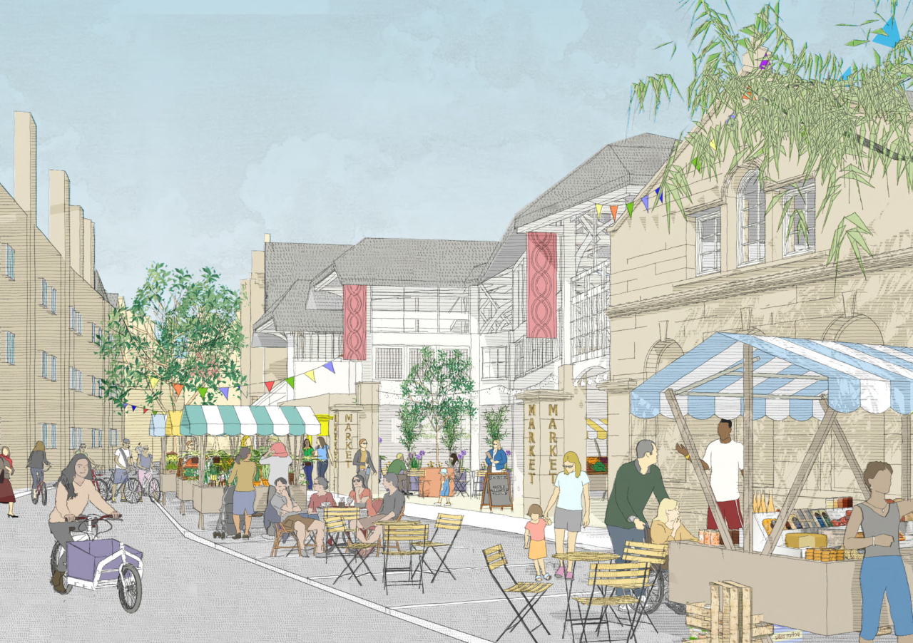 Vision of the future of Oxford Covered Market